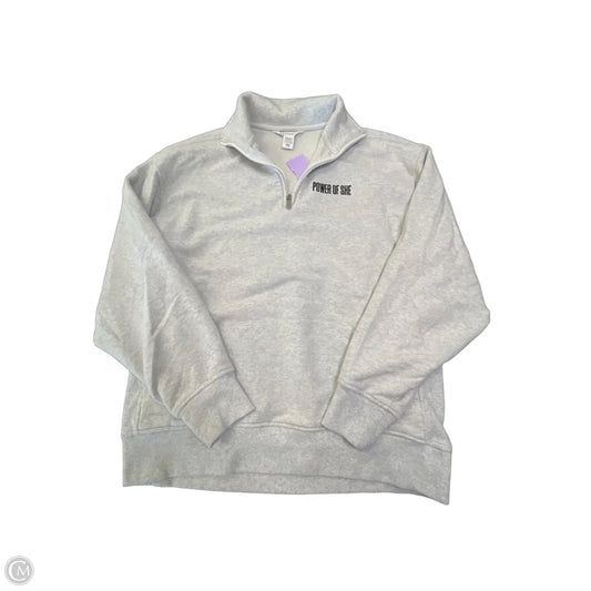 Athletic Sweatshirt Collar By Athleta In Grey, Size: Xxs