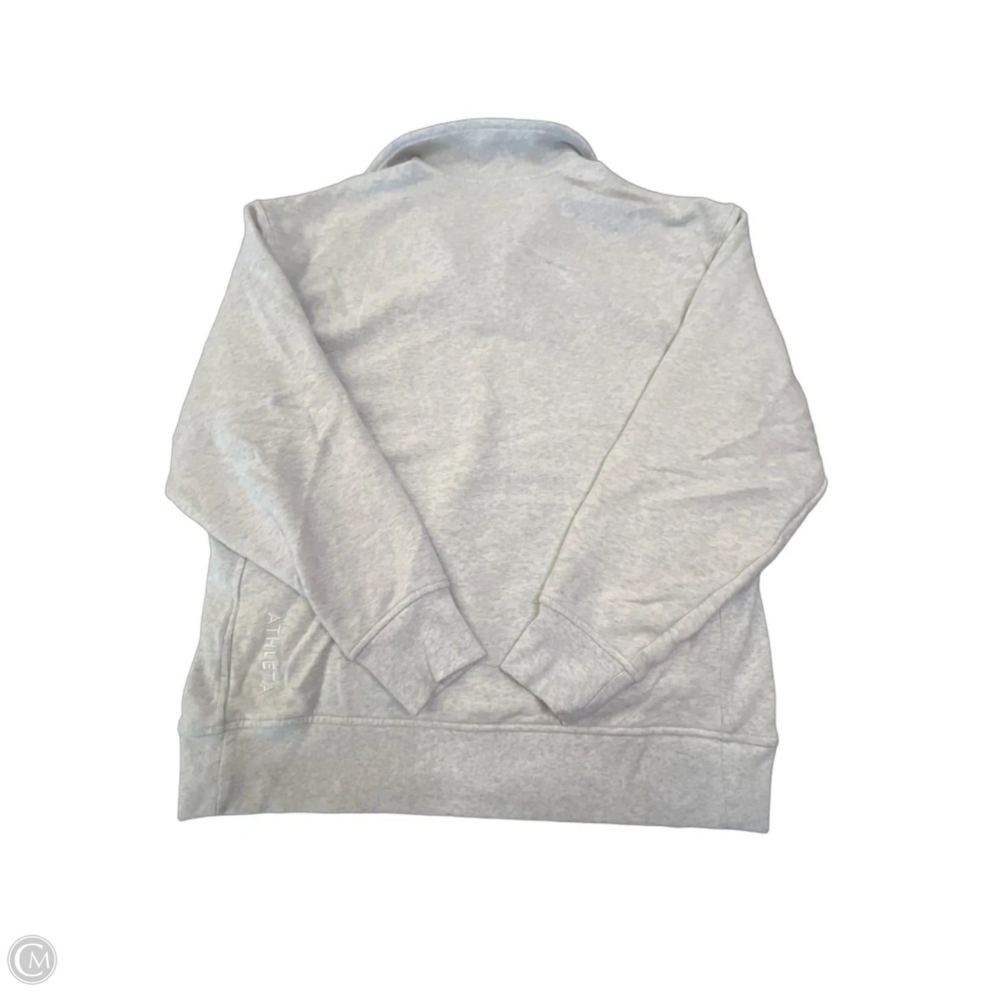 Athletic Sweatshirt Collar By Athleta In Grey, Size: Xxs