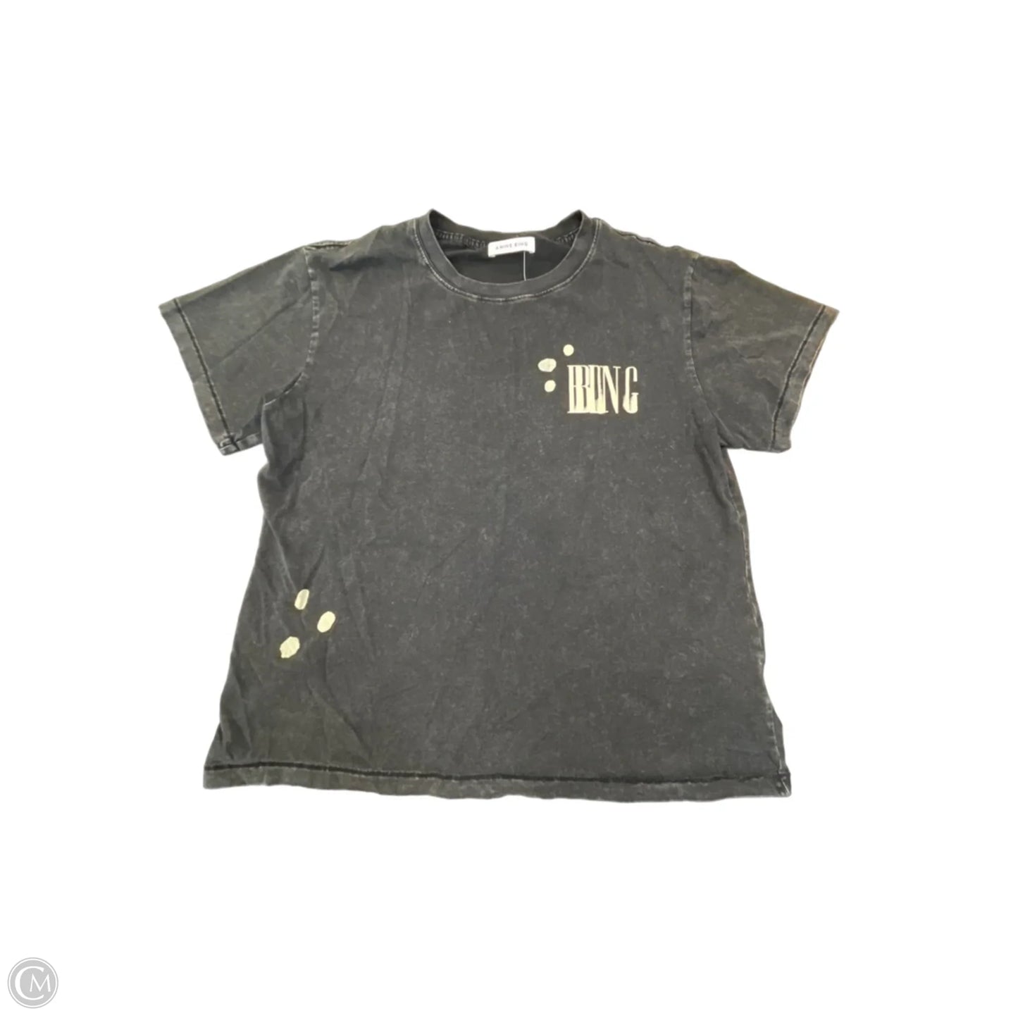 Top Short Sleeve Basic By Anine Bing In Black, Size: S