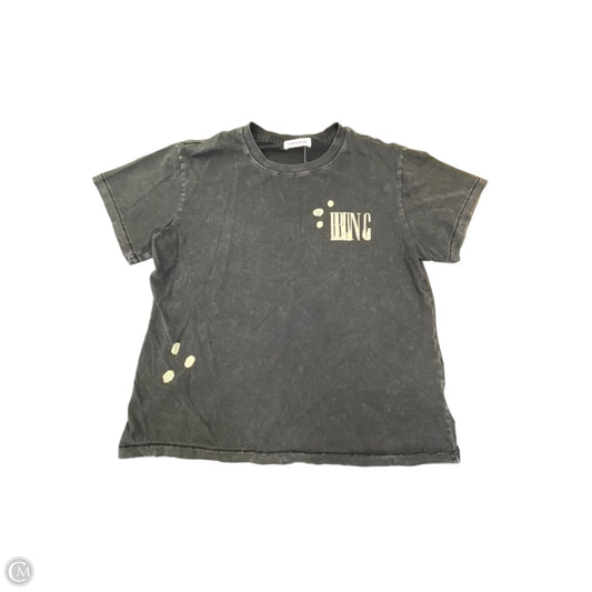 Top Short Sleeve Basic By Anine Bing In Black, Size: S