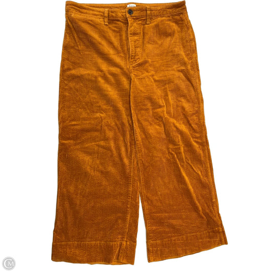 Pants Corduroy By Madewell In Orange, Size: Xl
