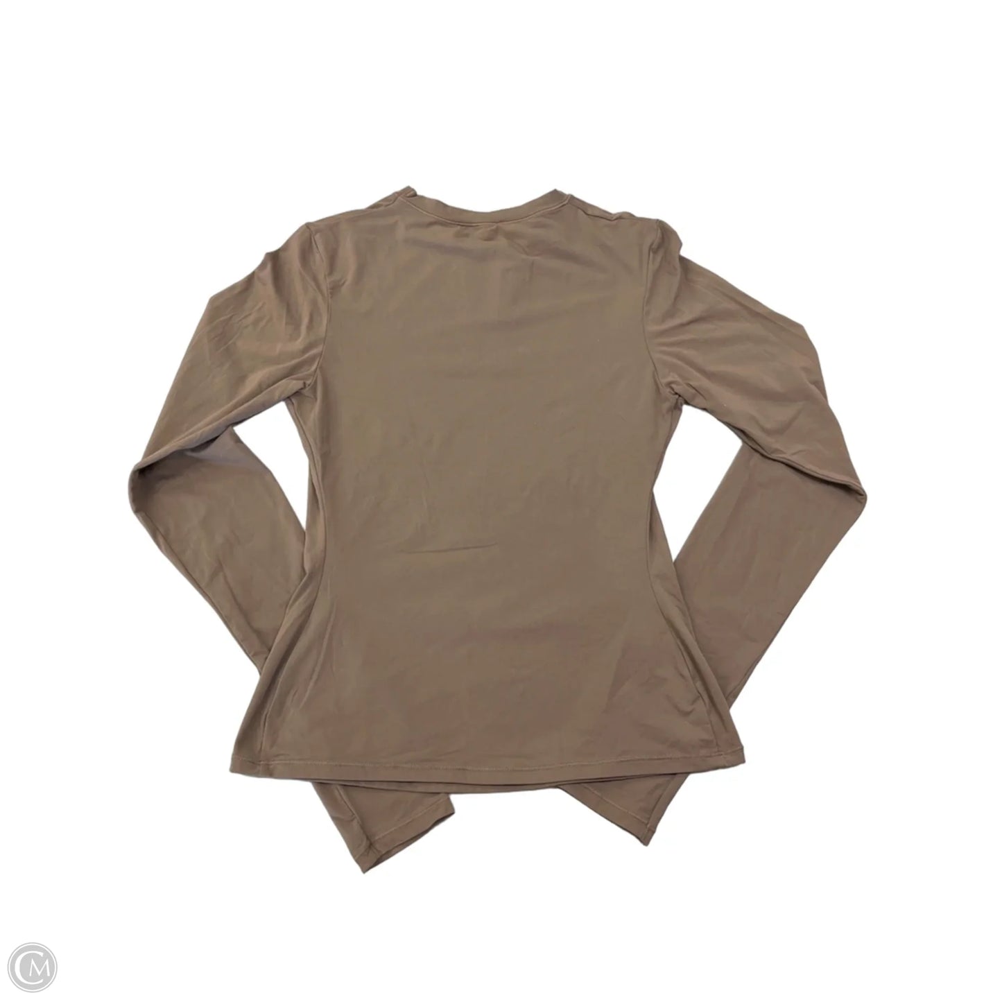 Top Long Sleeve Basic By Skims In Brown, Size: S
