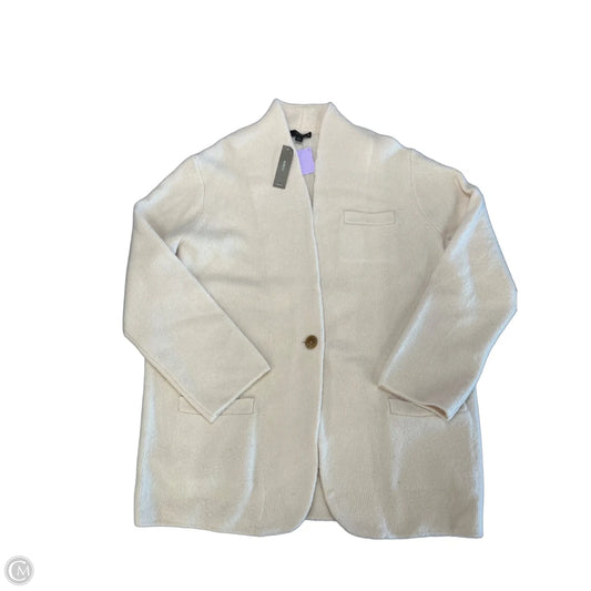 Sweater Cardigan By J. Crew In Cream, Size: L