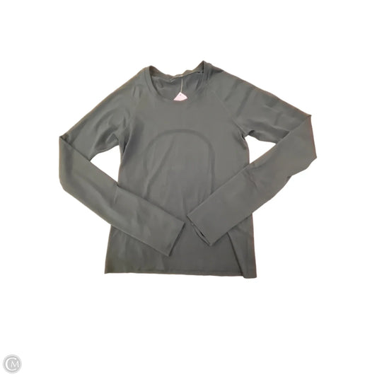 Athletic Top Long Sleeve Crewneck By Lululemon In Navy, Size: S