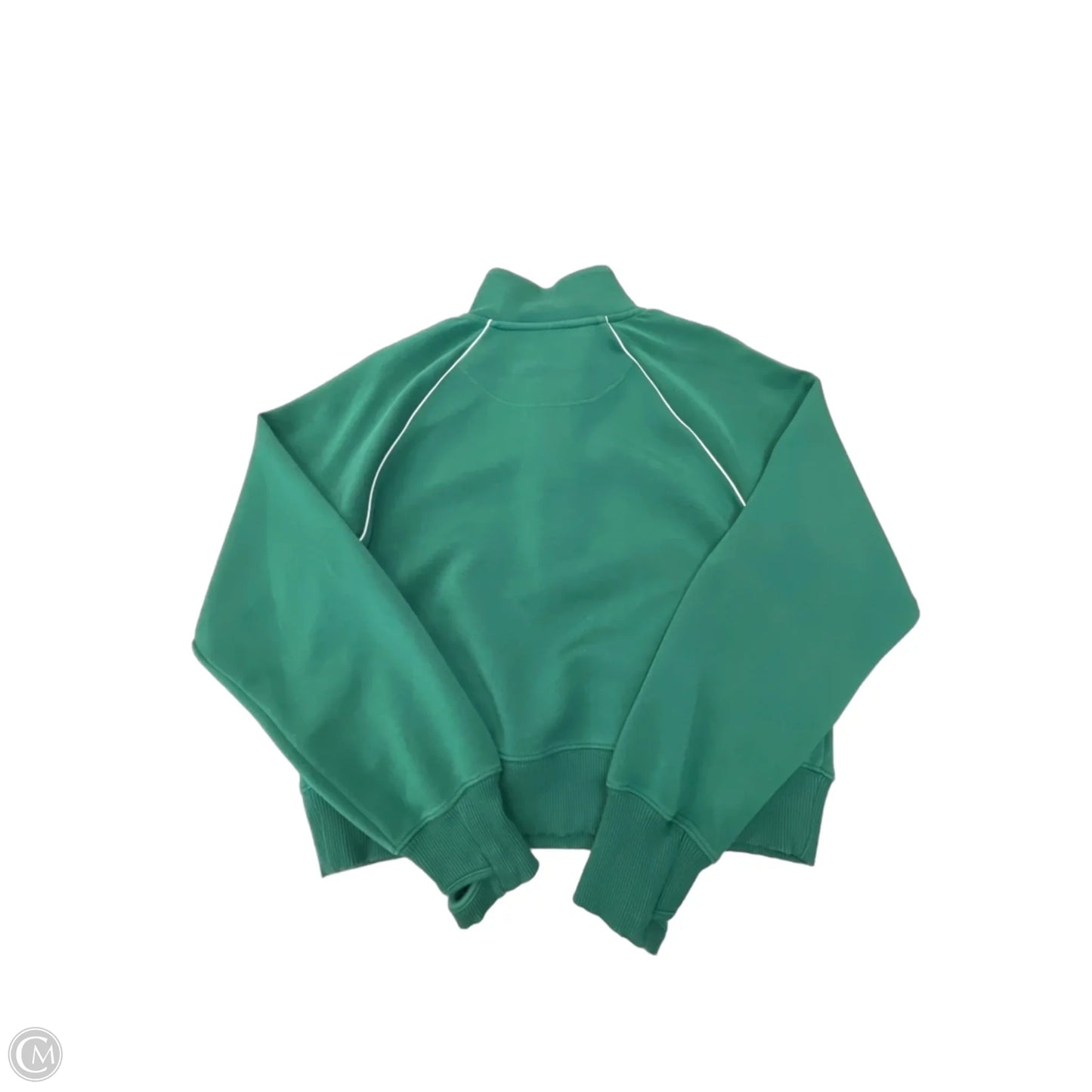 Athletic Top Long Sleeve Collar By Offline In Green, Size: Xs