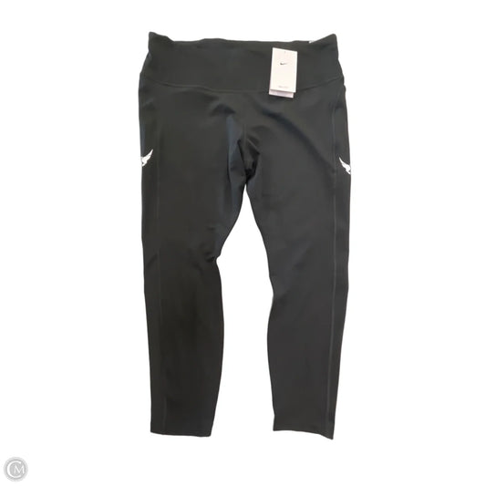 Athletic Leggings Capris By Nike Apparel In Black, Size: Xl