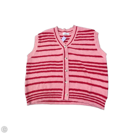 Vest Sweater By Talulah In Striped Pattern, Size: S
