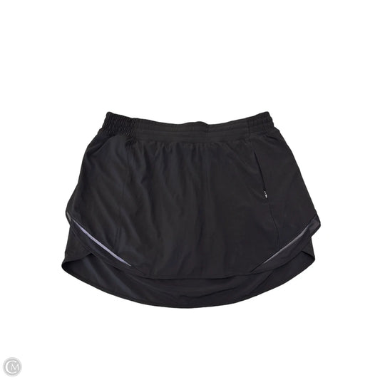 Athletic Skort By Lululemon In Black, Size: Xl