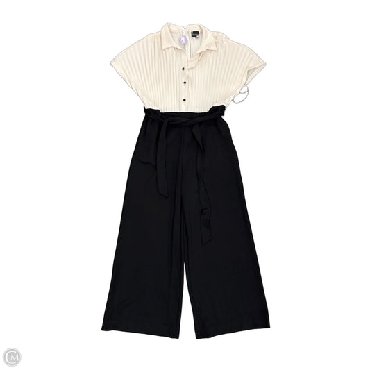 Jumpsuit By Clothes Mentor In Black & Cream, Size: Xl