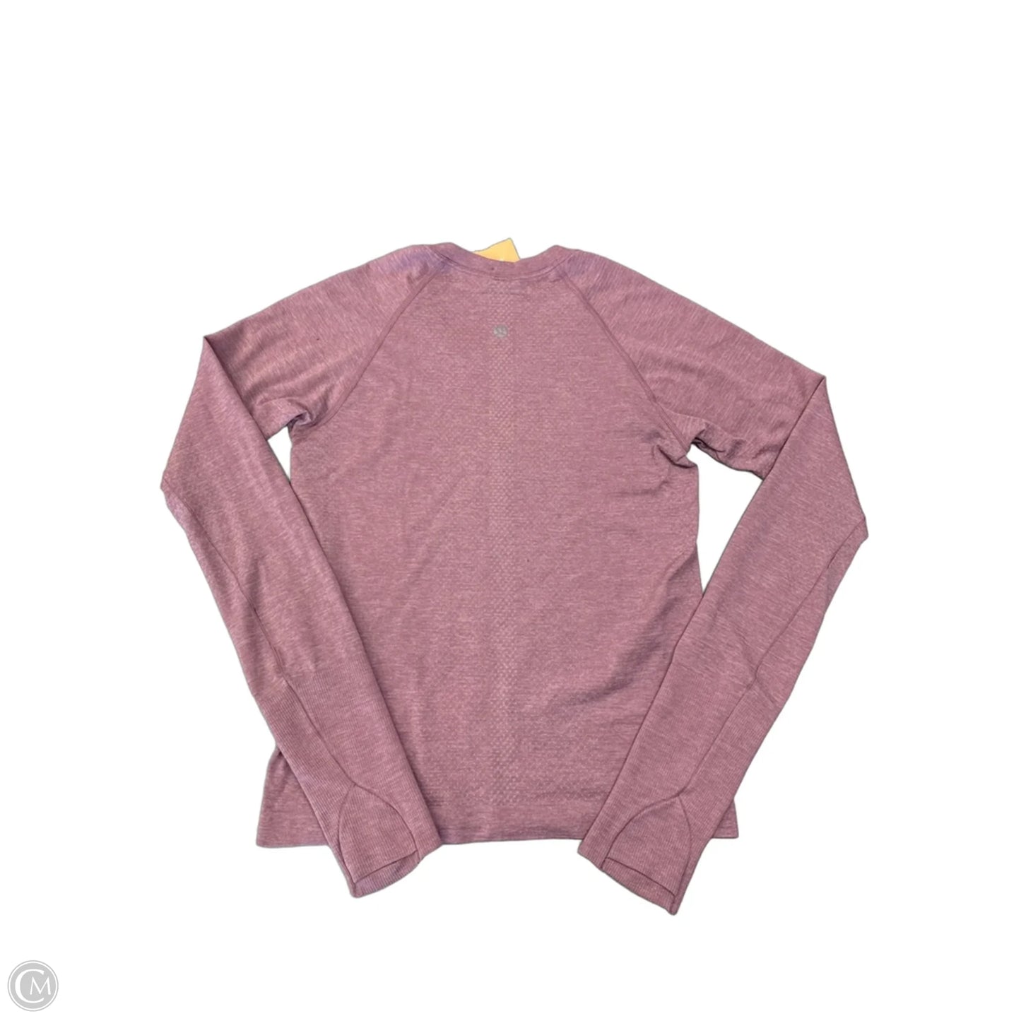 Athletic Top Long Sleeve Crewneck By Lululemon In Purple, Size: S