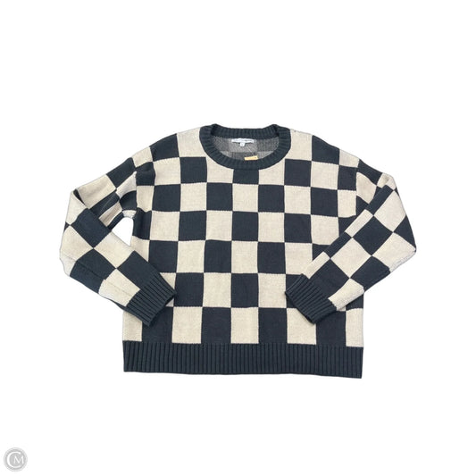 Sweater By Baltic Born In Checkered Pattern, Size: L
