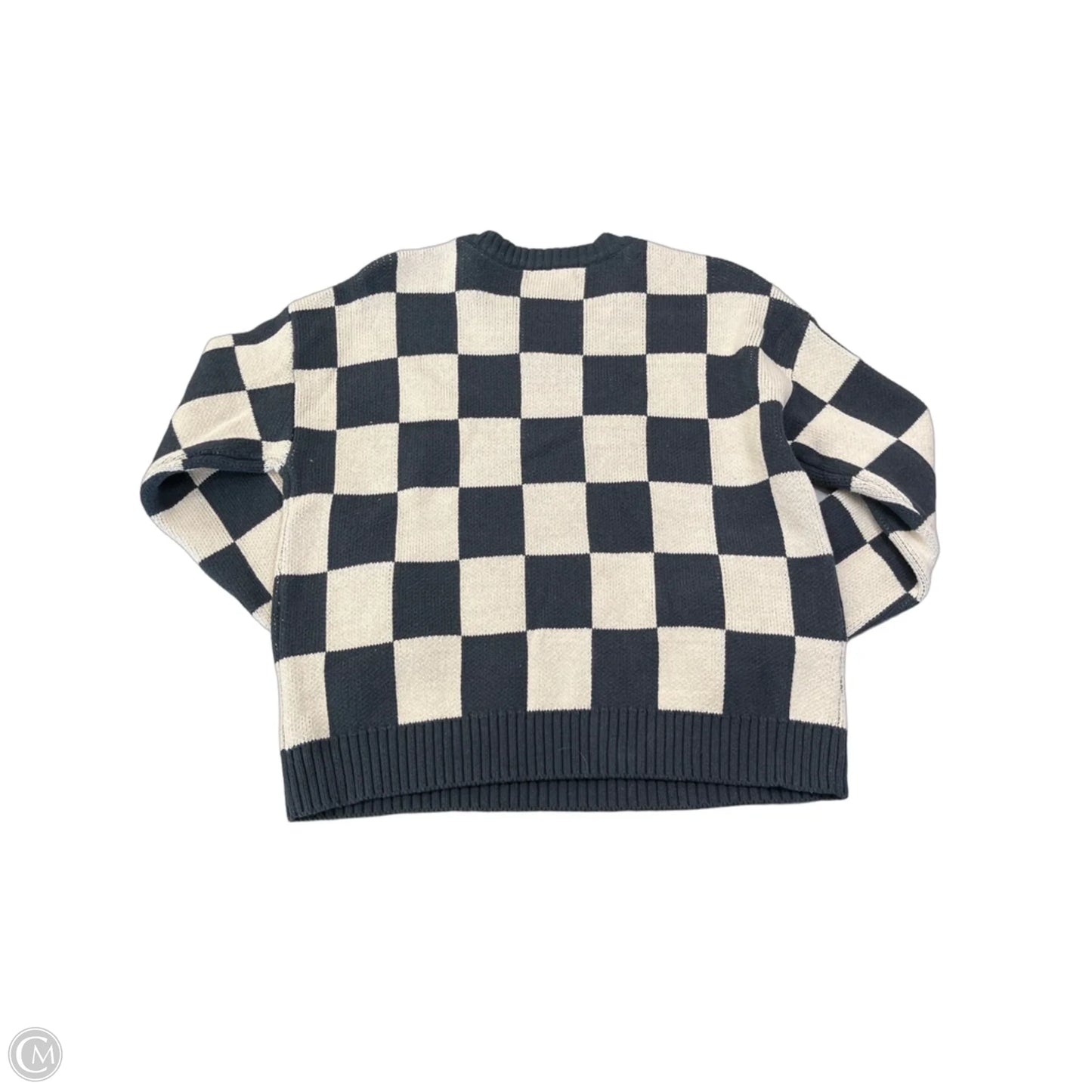 Sweater By Baltic Born In Checkered Pattern, Size: L