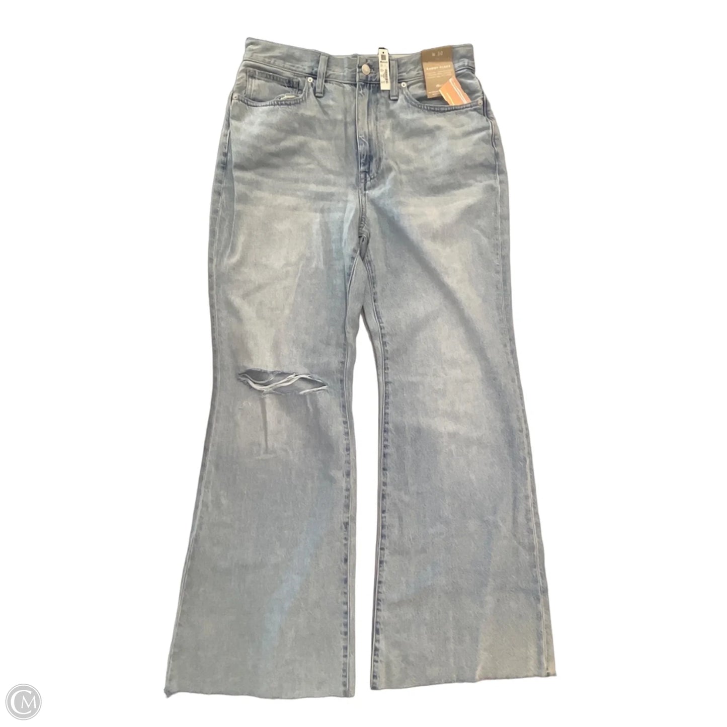 Jeans Flared By Madewell In Blue Denim, Size: 10