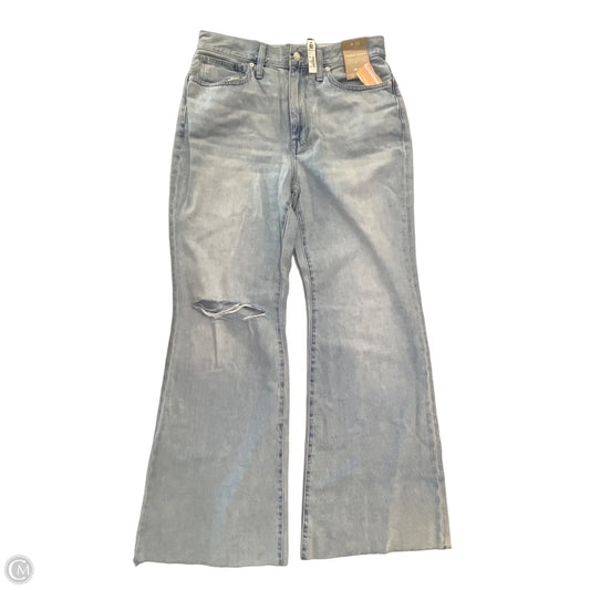 Jeans Flared By Madewell In Blue Denim, Size: 10