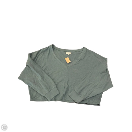 Top Long Sleeve Basic By Madewell In Green, Size: Xl