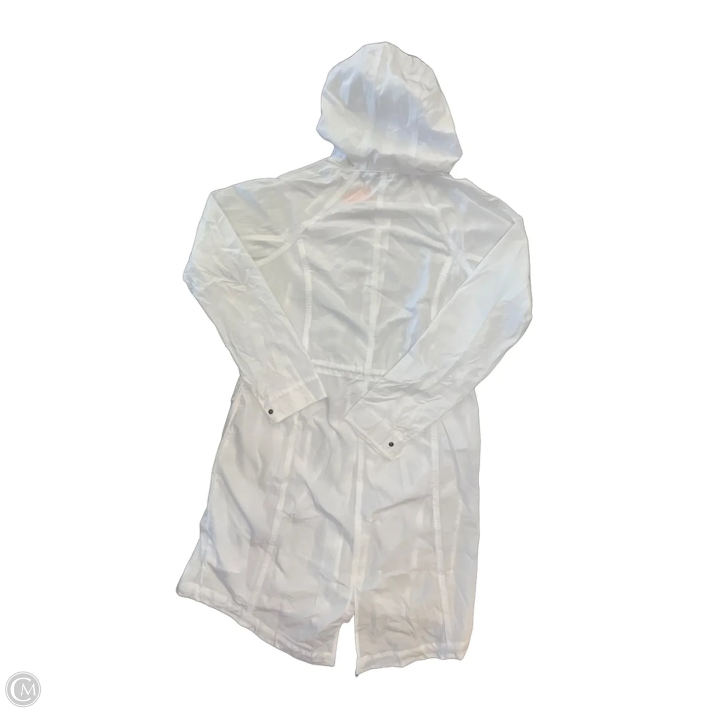 Jacket Windbreaker By Athleta In White, Size: M