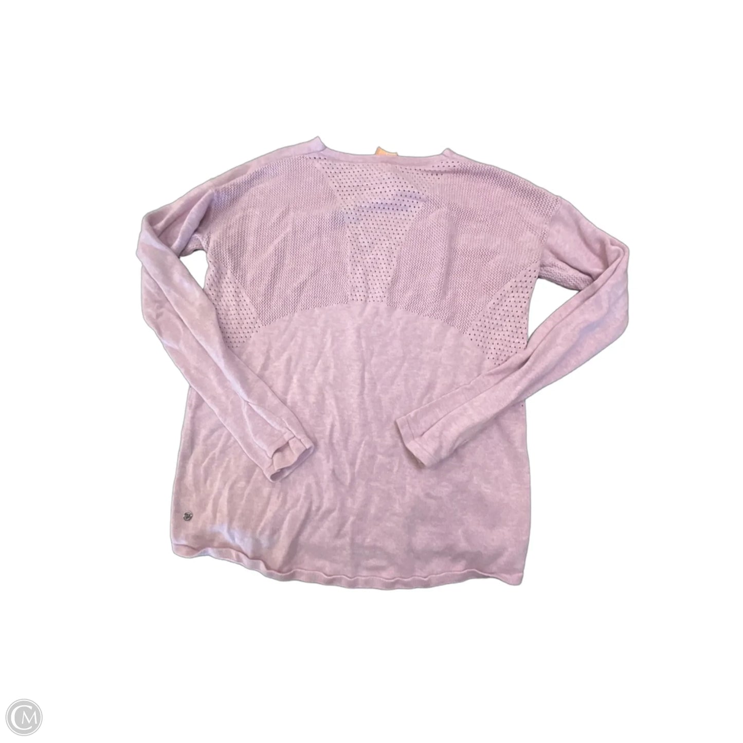 Top Long Sleeve By Lululemon In Pink, Size: M
