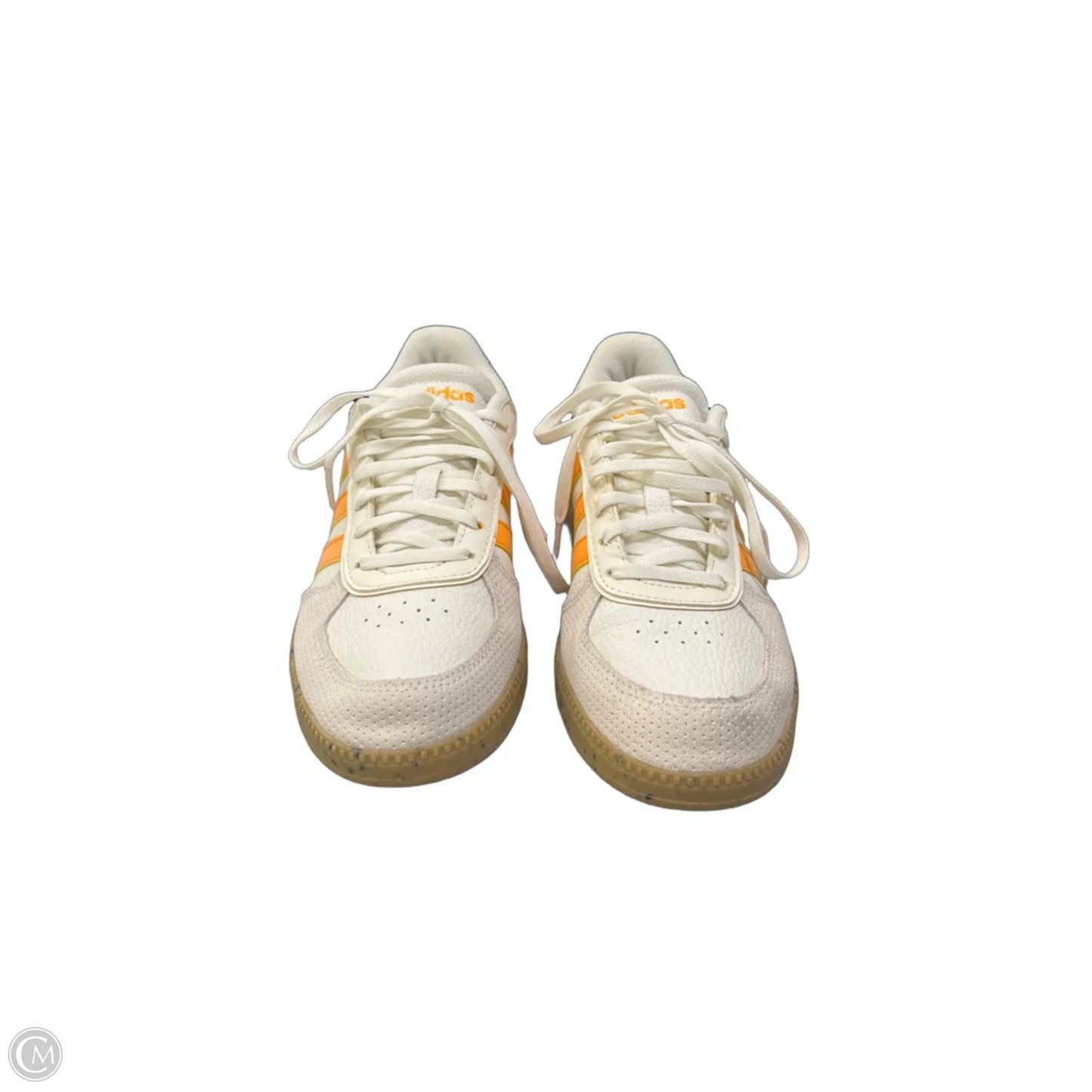 Shoes Sneakers By Adidas In Orange & White, Size: 8.5