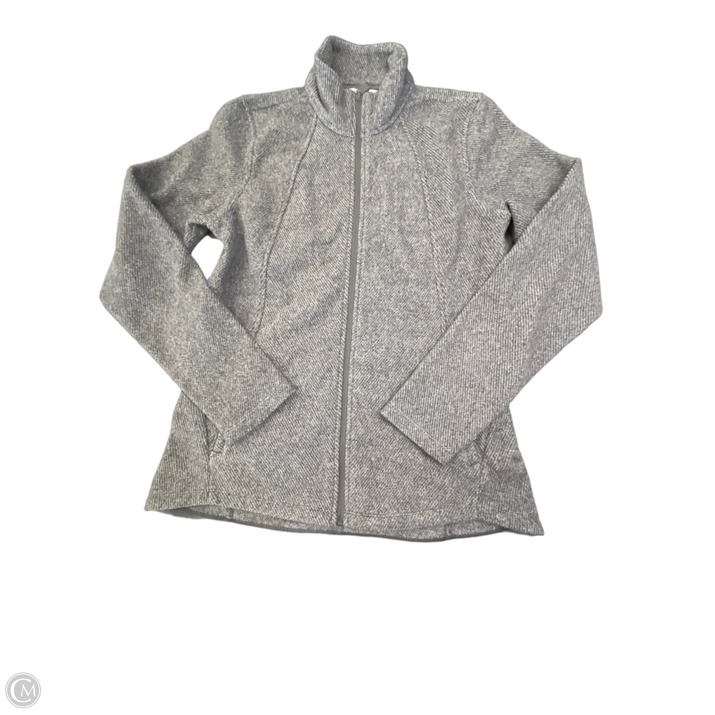 Jacket Fleece By Athleta In Grey, Size: M