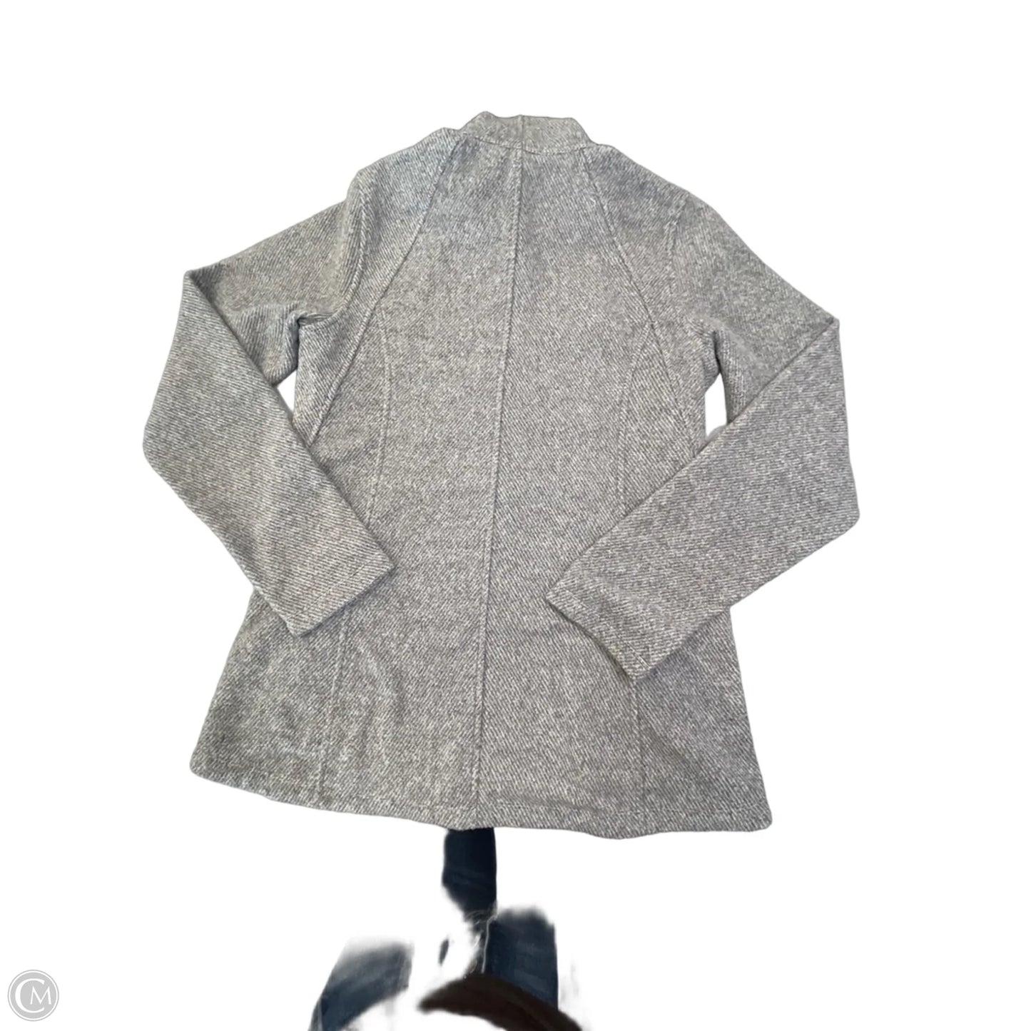Jacket Fleece By Athleta In Grey, Size: M