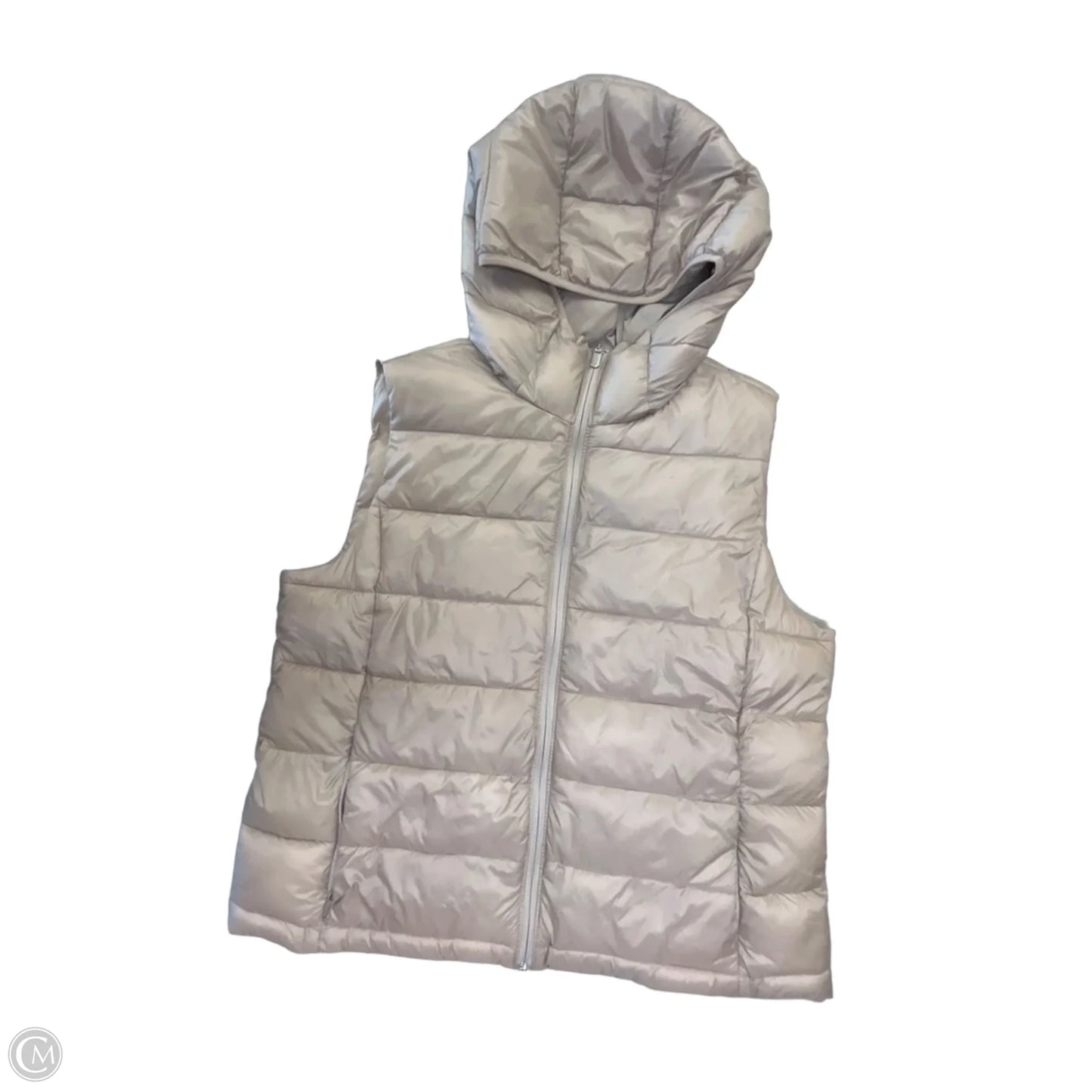Vest Puffer & Quilted By Athleta In Taupe, Size: M