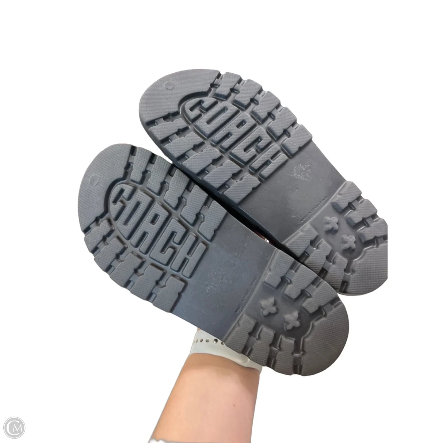 Sandals Designer By Coach In Black, Size: 7