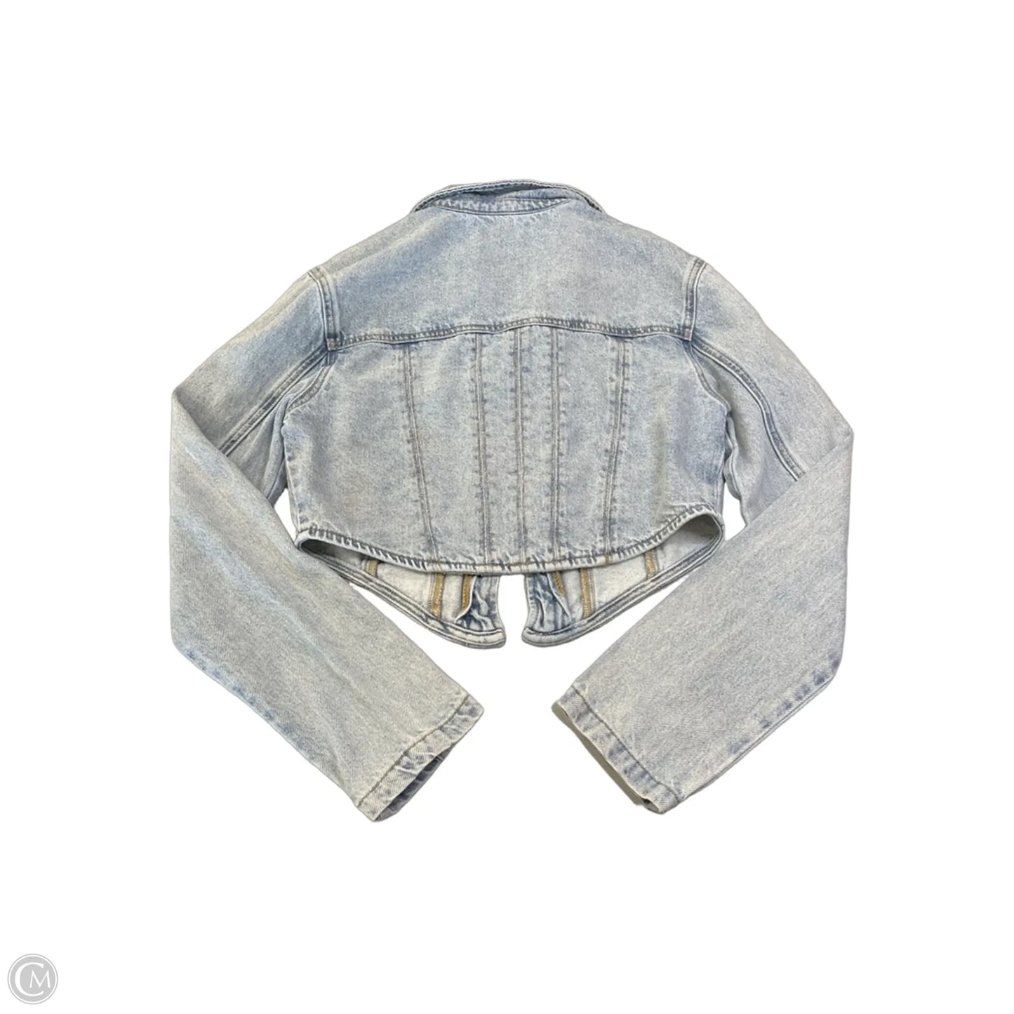 Jacket Denim By Pacsun In Blue Denim, Size: M