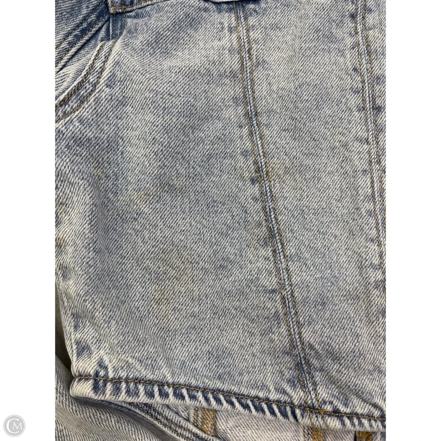 Jacket Denim By Pacsun In Blue Denim, Size: M
