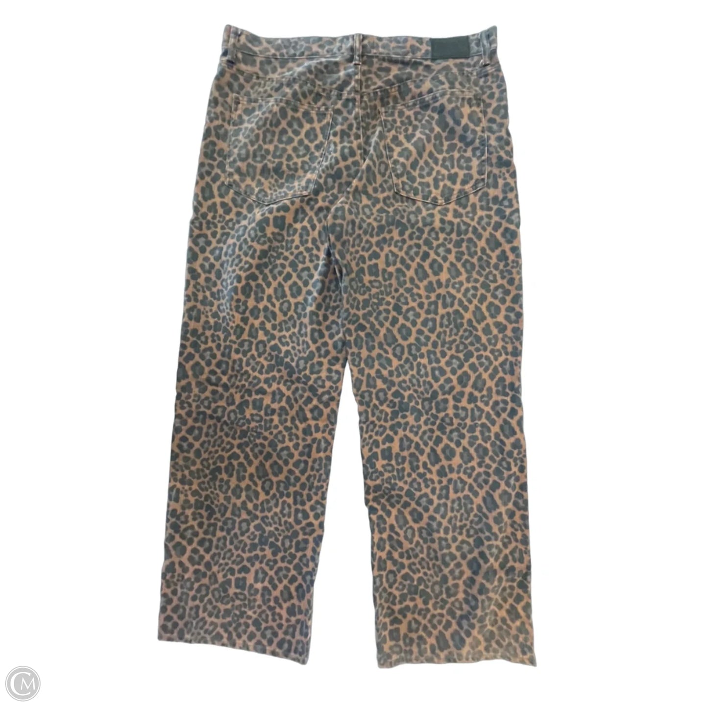 Jeans Wide Leg By Madewell In Animal Print, Size: 10
