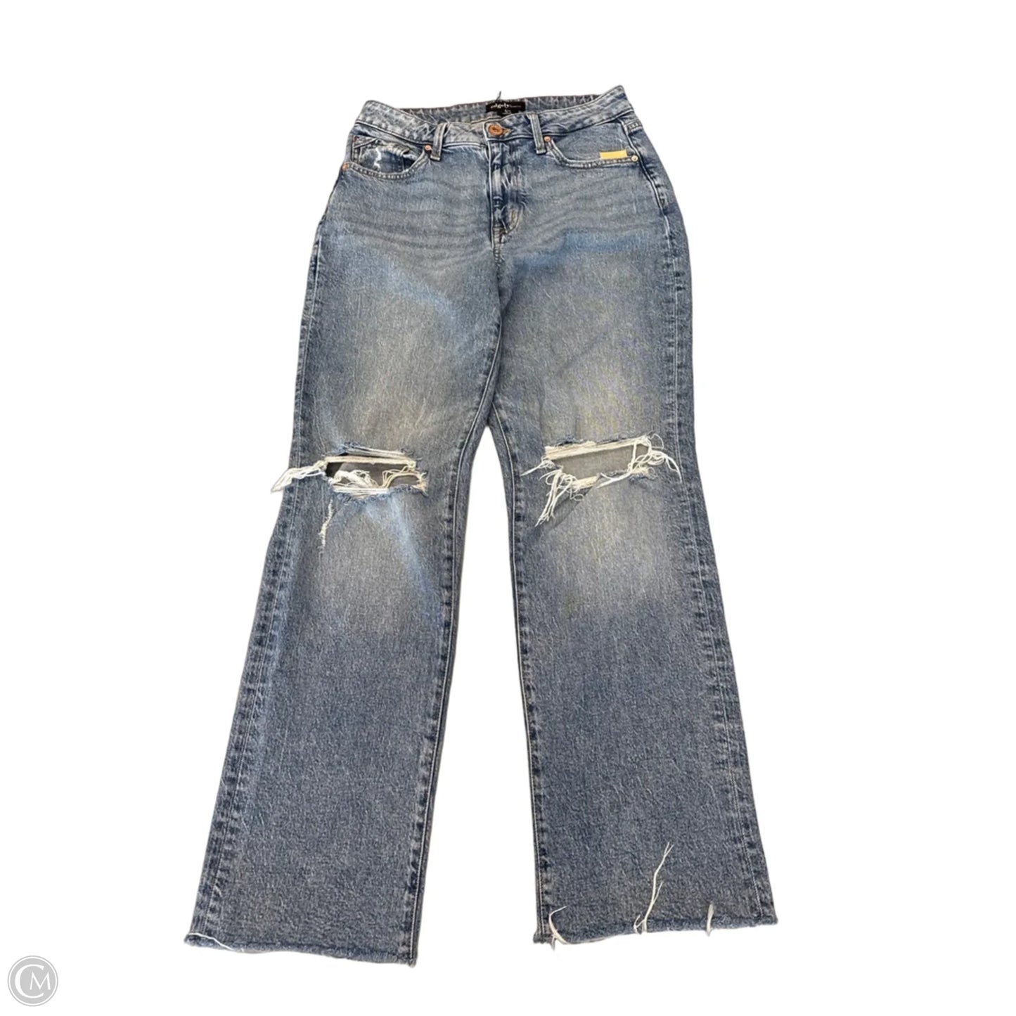 Jeans Straight By Edgely In Blue Denim, Size: 6