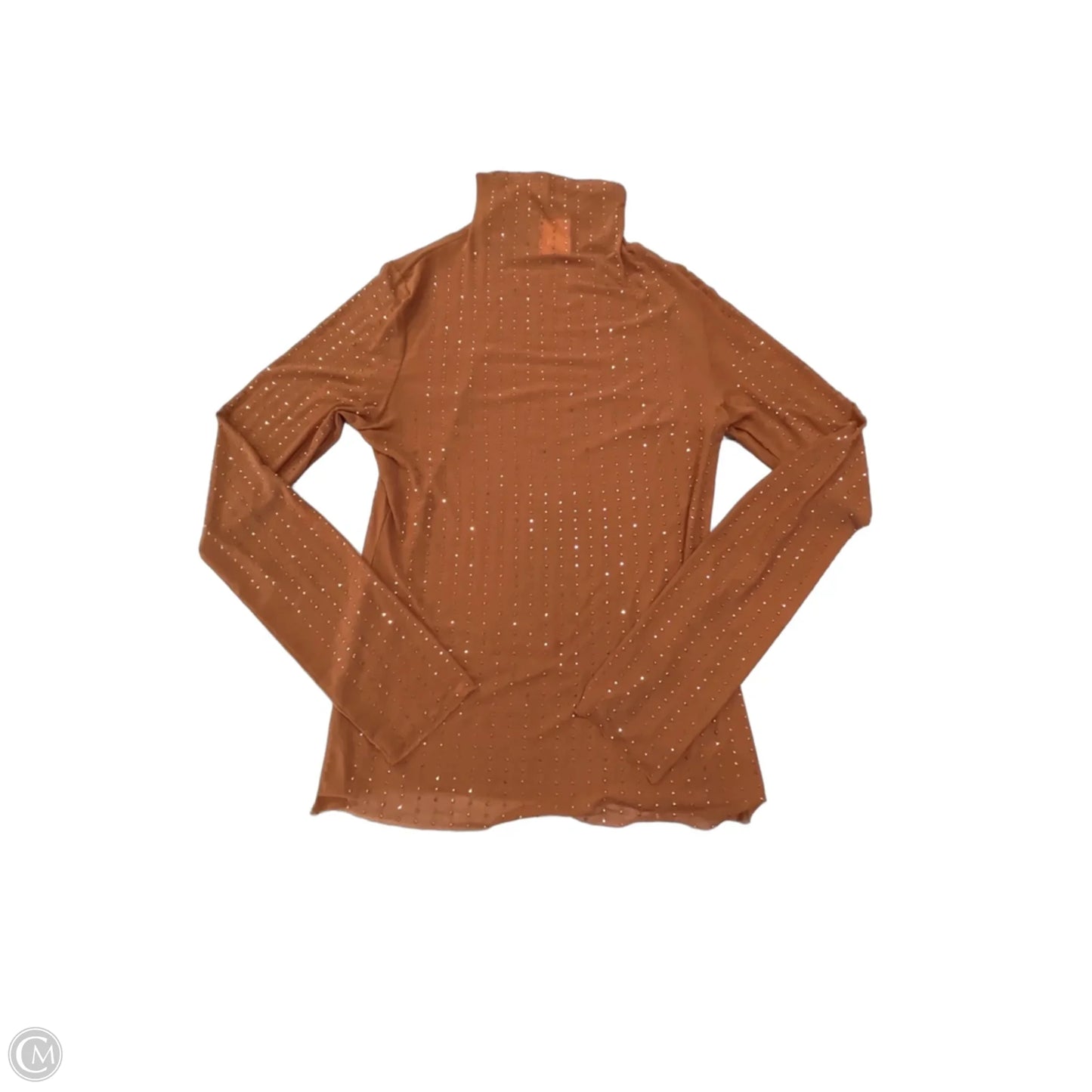 Top Long Sleeve By Clothes Mentor In Brown, Size: S