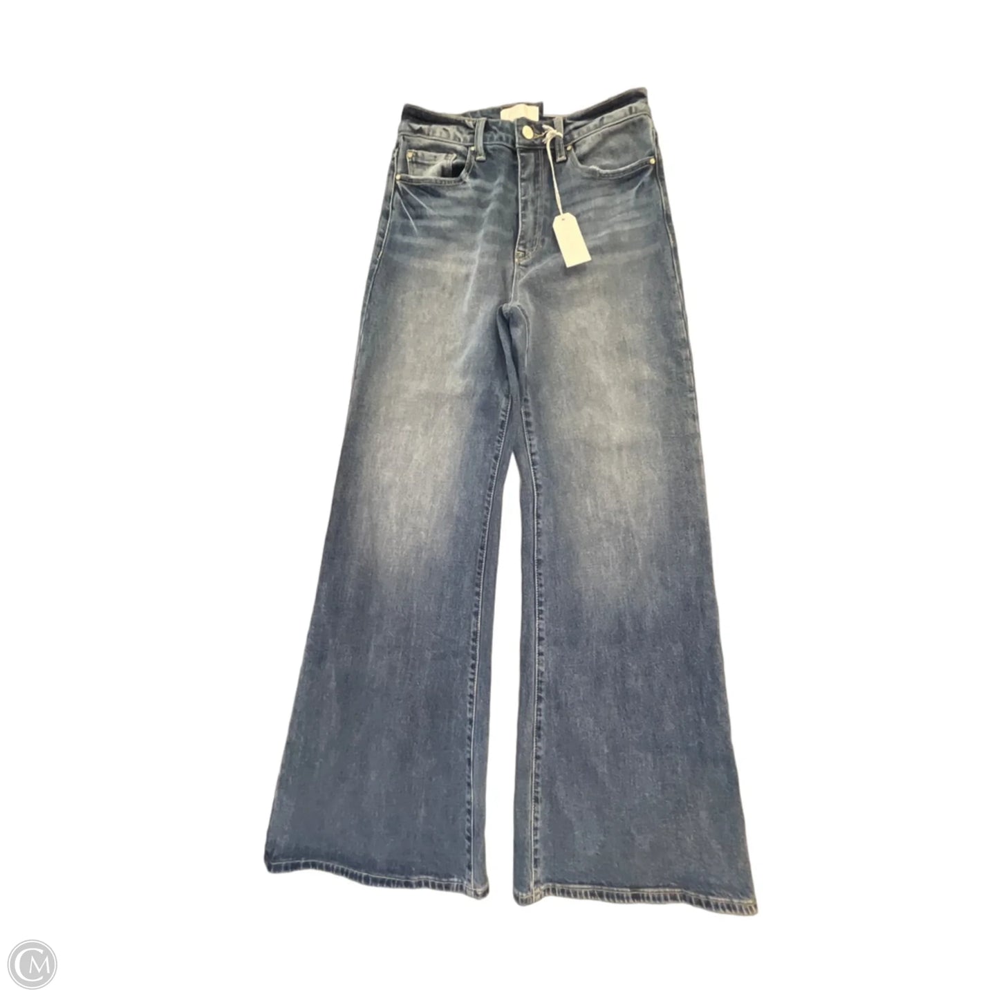 Jeans Flared By Cmc In Blue Denim, Size: 4
