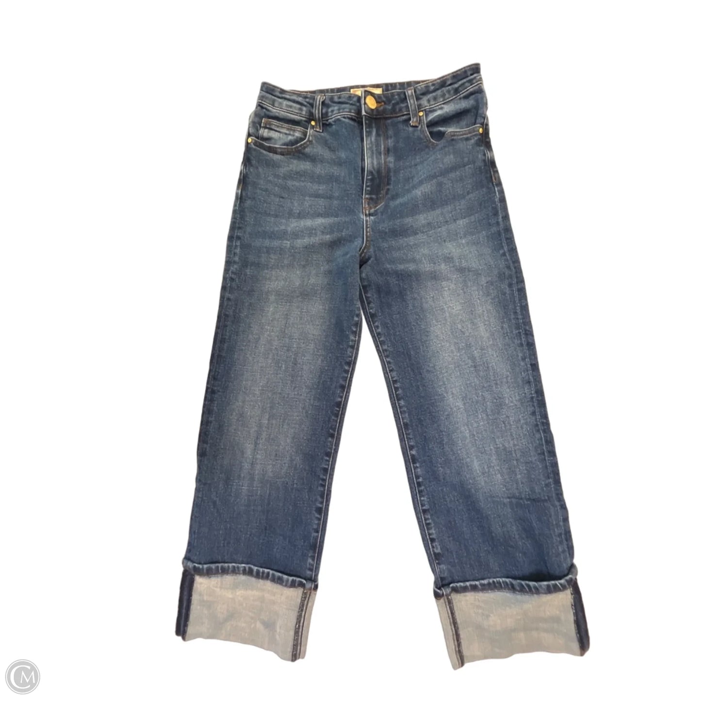 Jeans Cropped By Kut In Blue Denim, Size: 2
