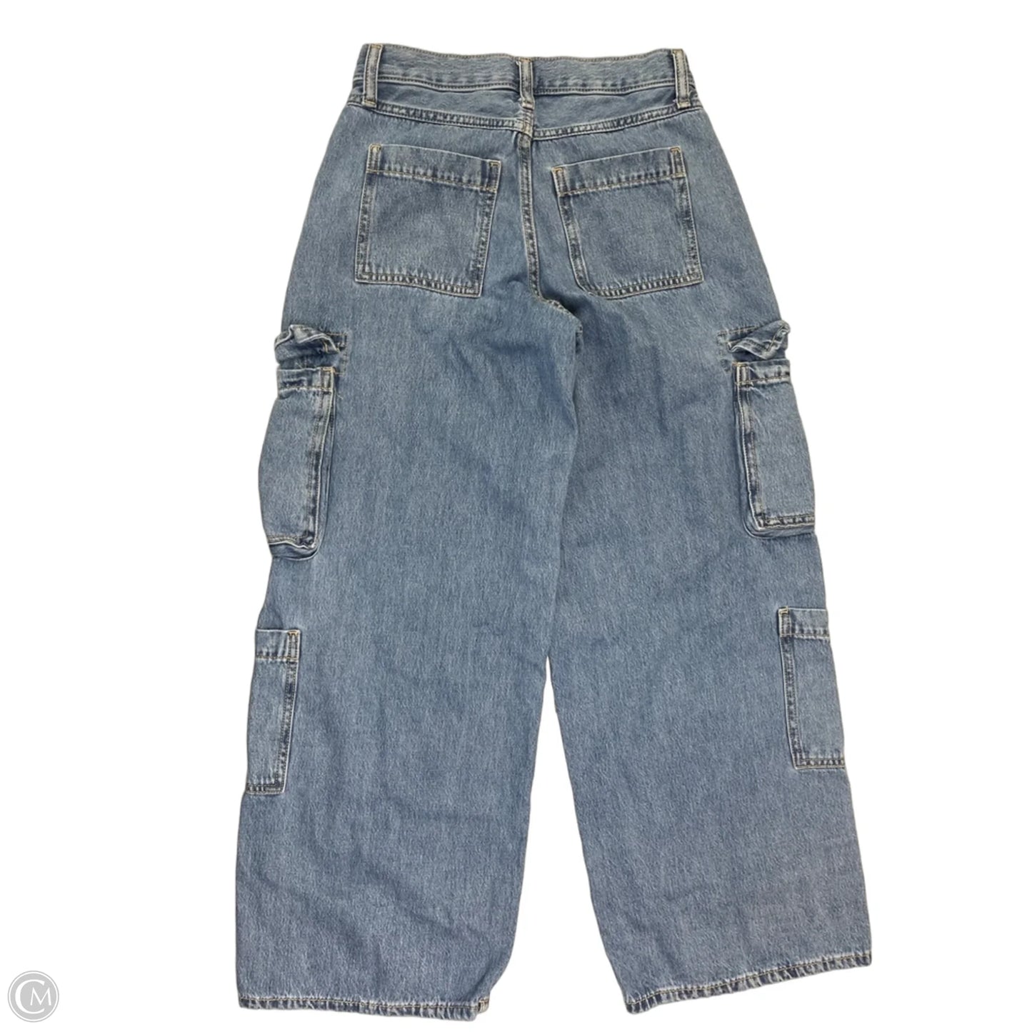 Jeans Wide Leg By Old Navy In Blue Denim, Size: 0