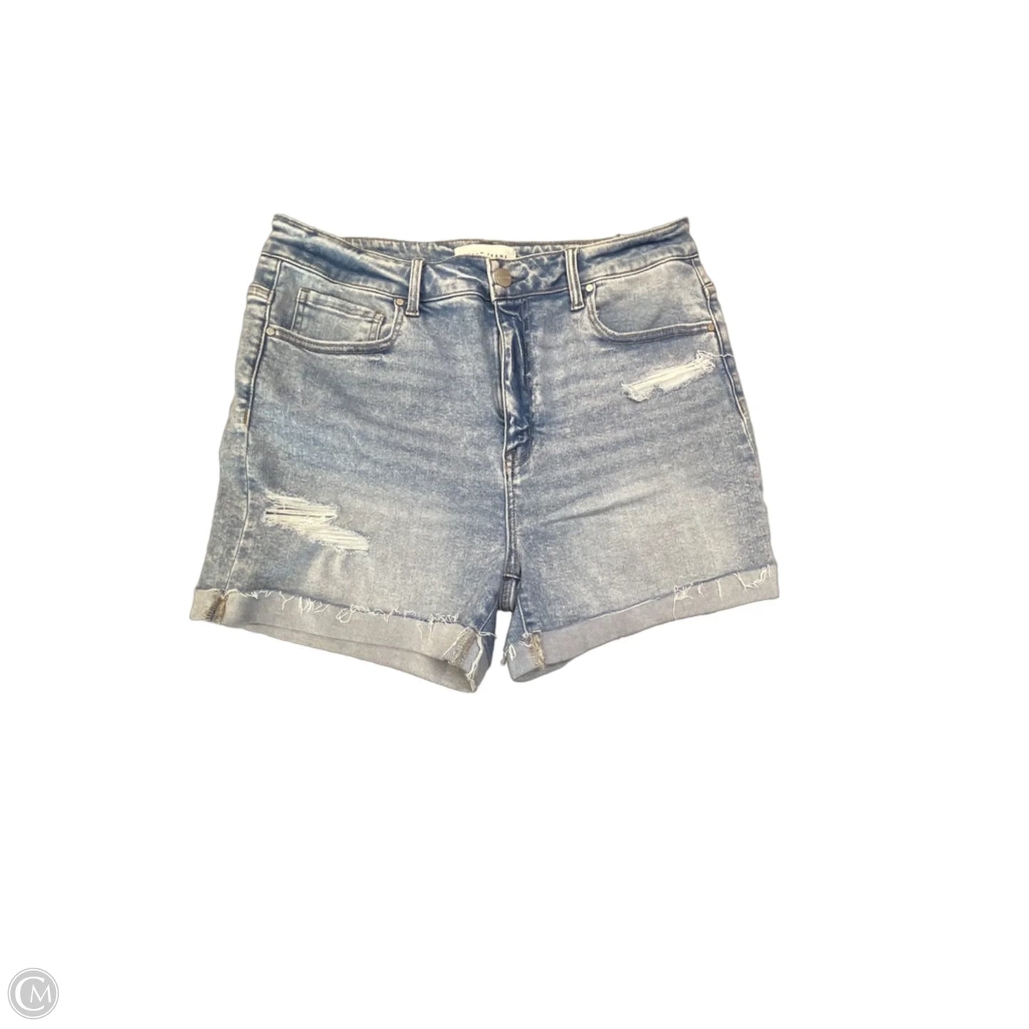 Shorts By Risen In Blue Denim, Size: Xl