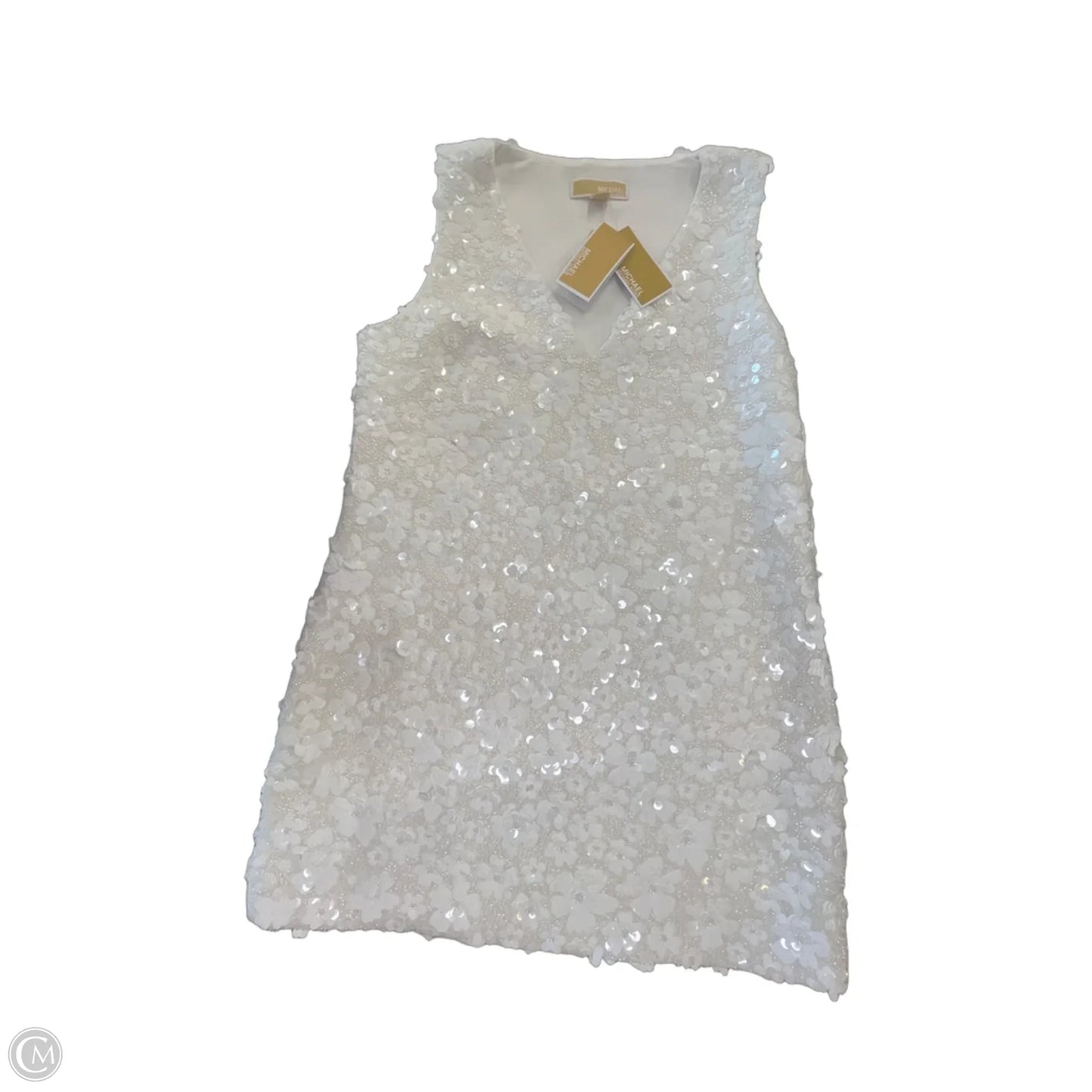 Dress Party Short By Michael By Michael Kors In White, Size: L