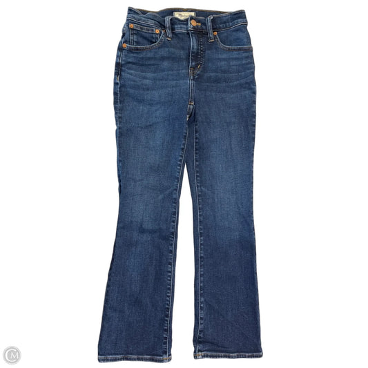 Jeans Boot Cut By Madewell In Blue Denim, Size: 00