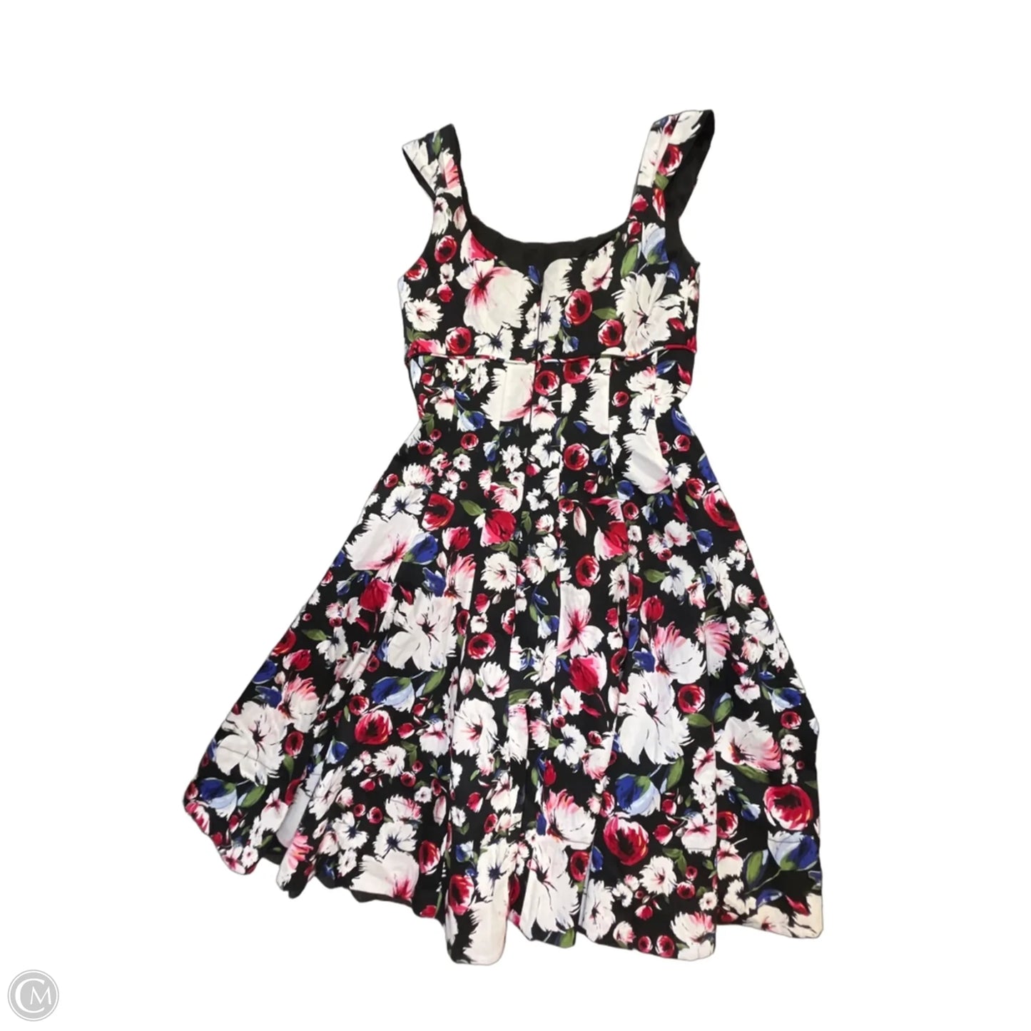 Dress Casual Short By White House Black Market In Floral Print, Size: Xs