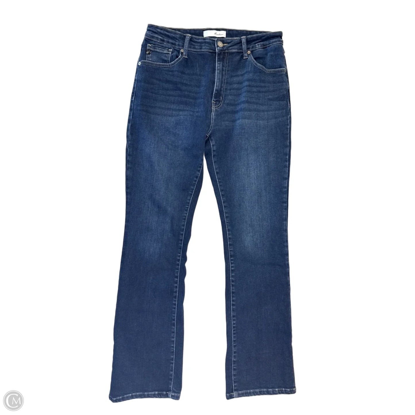 Jeans Boot Cut By Kancan In Blue Denim, Size: 12