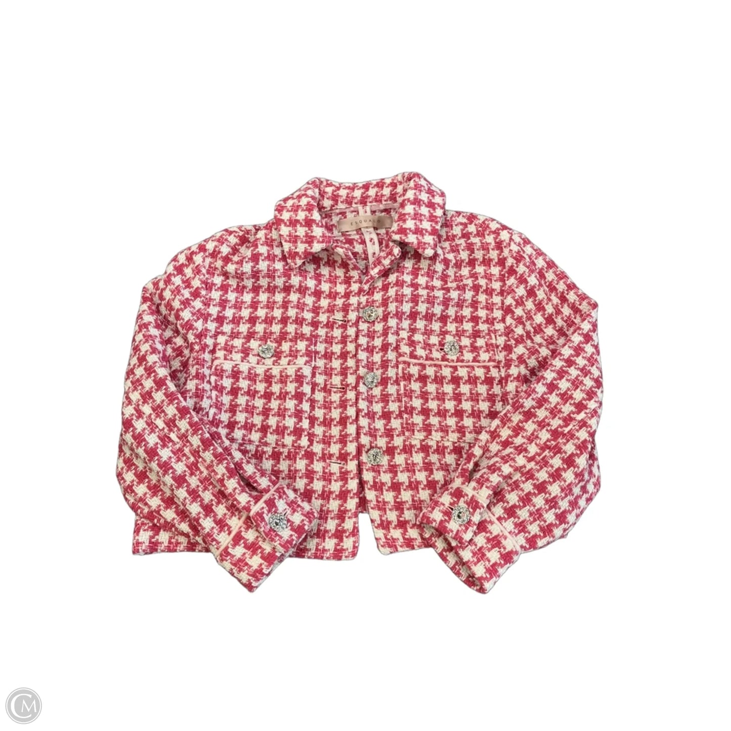 Jacket Other By Esqualo In Pink & White, Size: S
