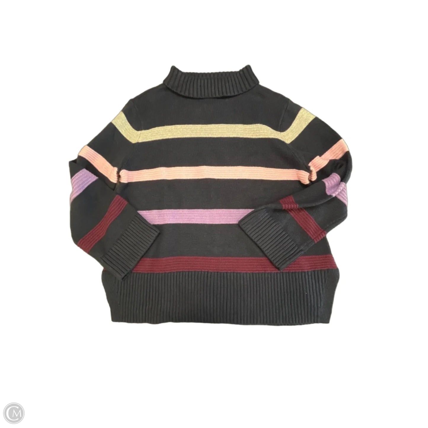 Sweater By Talbots In Striped Pattern, Size: Xl