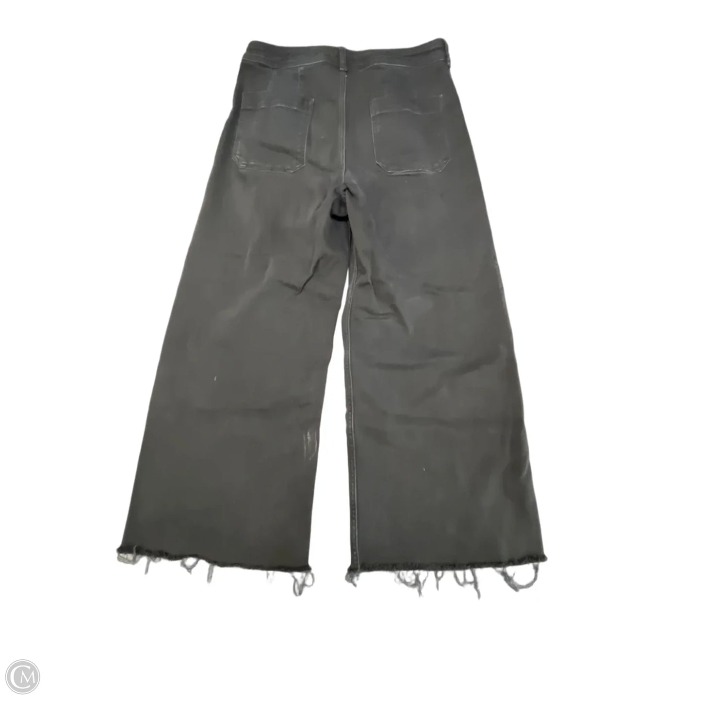 Jeans Wide Leg By Maeve In Black Denim, Size: 14
