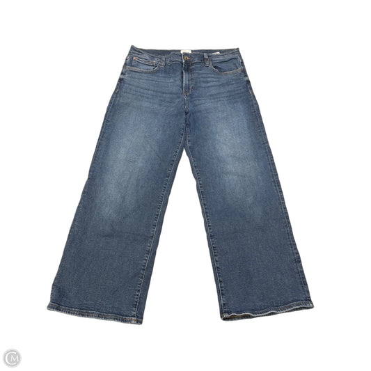 Jeans Straight By Hudson In Blue Denim, Size: 12