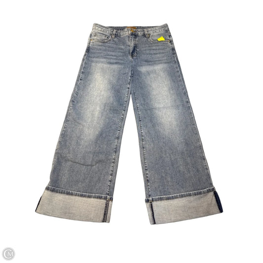Jeans Cropped By Kut In Blue Denim, Size: 8