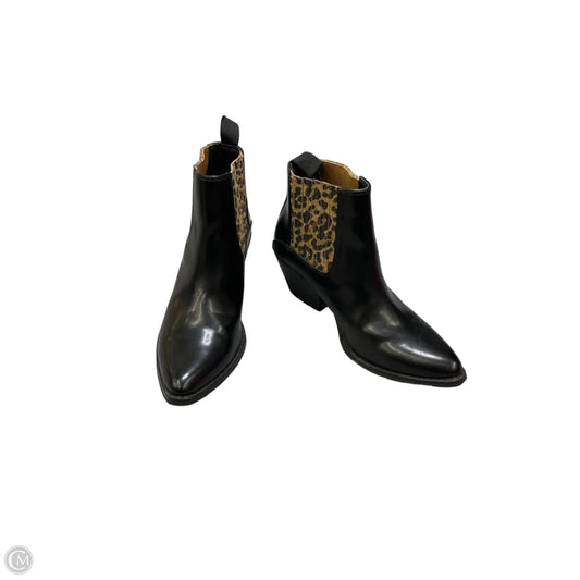 Boots Ankle Heels By Very Volatile In Black, Size: 6