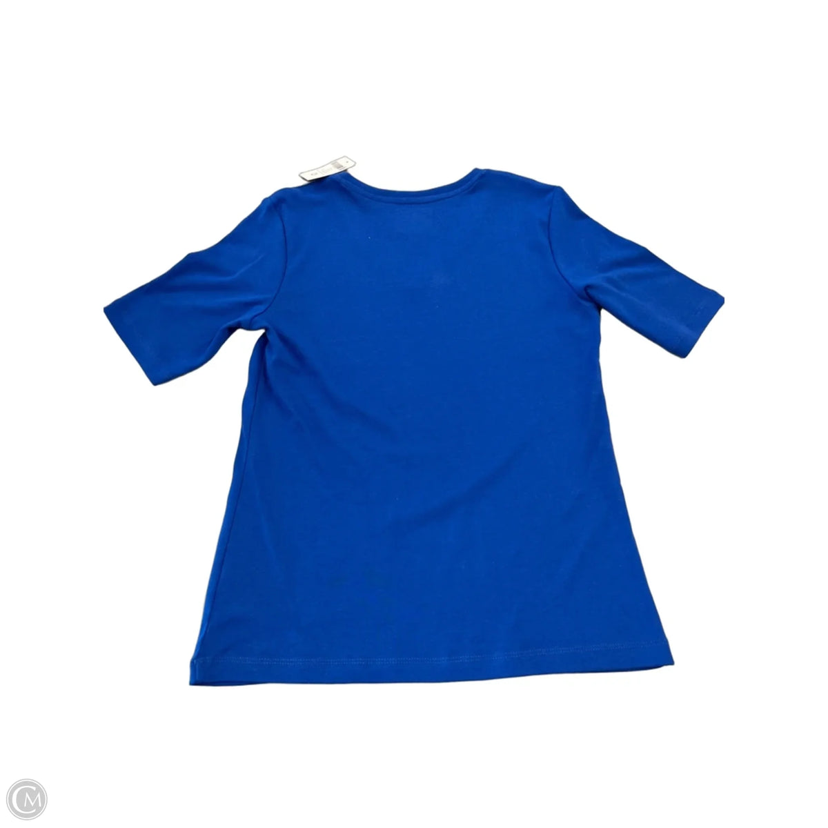Top Short Sleeve Basic By Chicos In Blue, Size: S