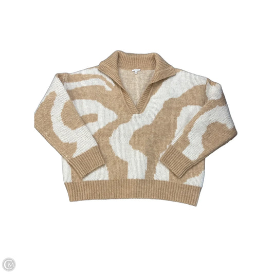 Sweater By En Creme In Cream & Tan, Size: S