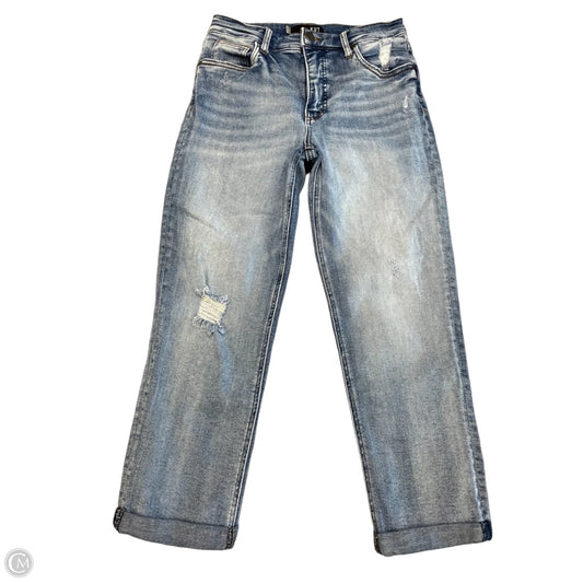 Jeans Cropped By Kut In Blue Denim, Size: 4