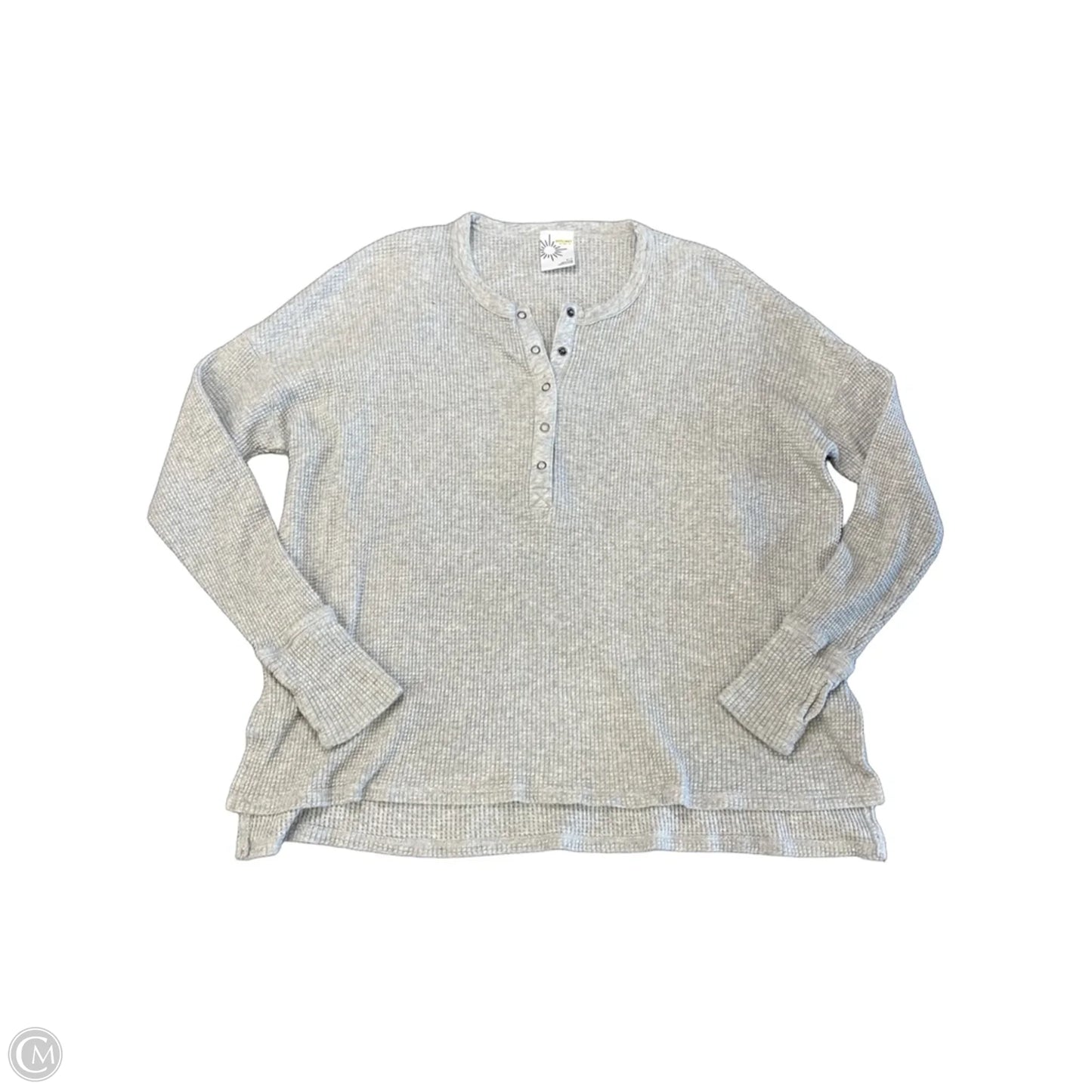 Top Long Sleeve Basic By Offline In Grey