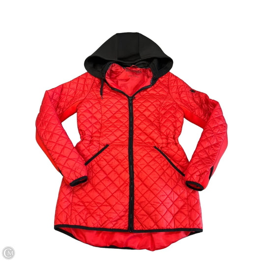 Jacket Puffer & Quilted By Michael By Michael Kors In Red, Size: M